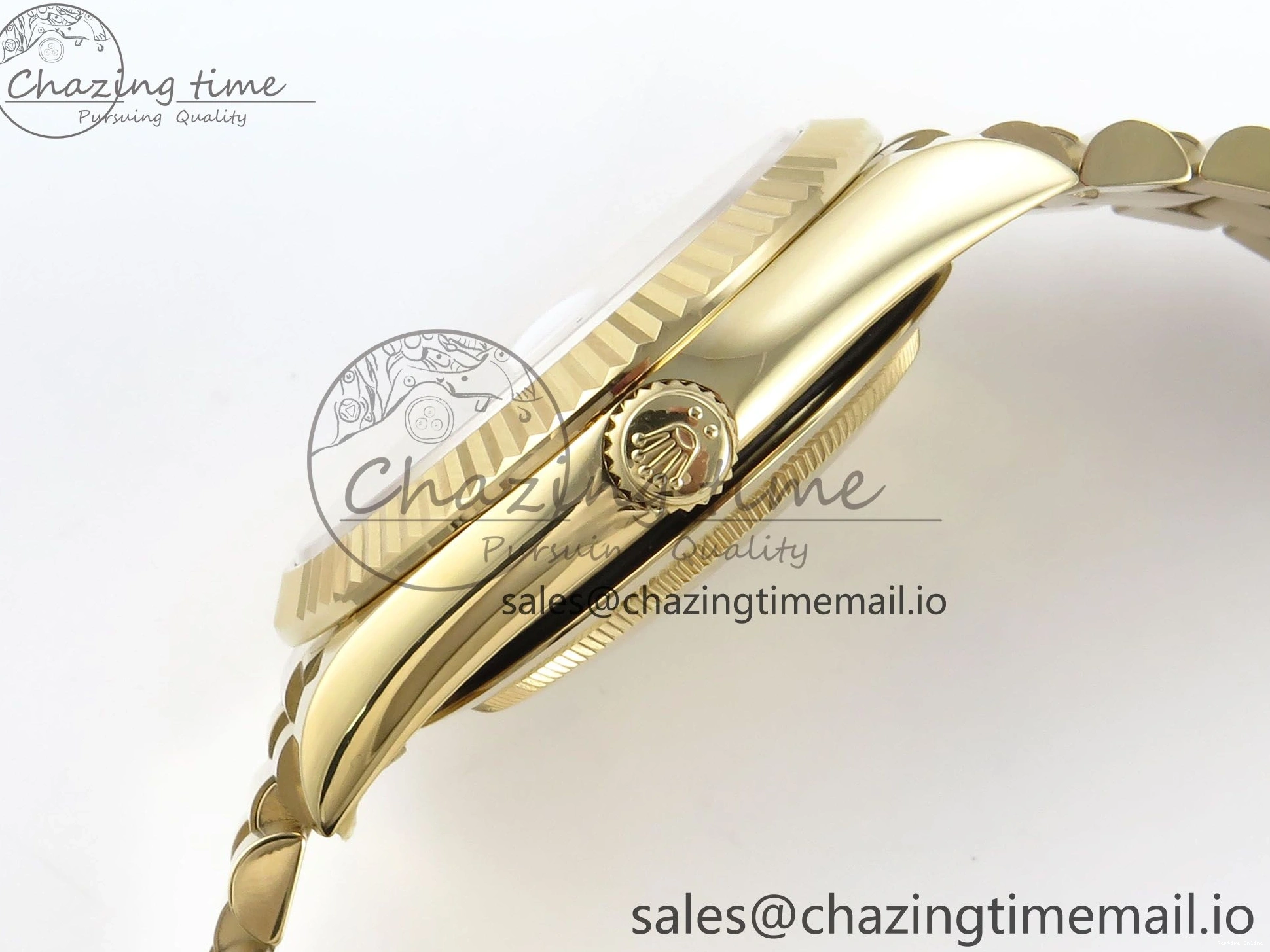 1223 WaterResistant Day Date 40 YG 228238 Noob 1:1 Best Edition White Roman Dial on President Bracelet A2836 (Gain Weight) 795